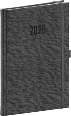 Týdenní diář Rivoli 2026, šedý