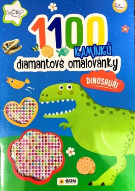 Diamantové omalovánky Dinosauři 1100 kamínků