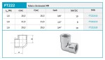 NOVASERVIS - Koleno chromované MM 3/4" FT222/20