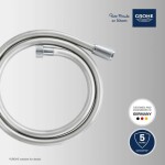 GROHE - Hadice Sprchová hadice VitalioFlex Silver Long-Life 1,25 m, chrom 22110000