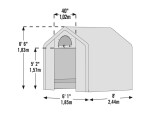 Fóliovník – ShelterLogic 1,8 × 2,4 m vč. police