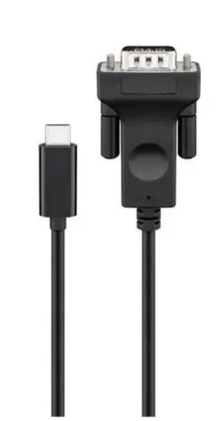MicroConnect kabel USB C (M) - VGA (M) 1.8m černá / 1920x1080 @ 60Hz (USB3.1CVGA1.8)