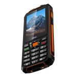 EVOLVEO StrongPhone Z6 černo-oranžová / 2.8" / 2MP / Dual-SIM / IP68 (SGM SGP-Z6-BO)