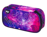 Školní batohový 3-dílný set BAAGL SKATE MAX - Galaxy (batoh, penál, sáček)