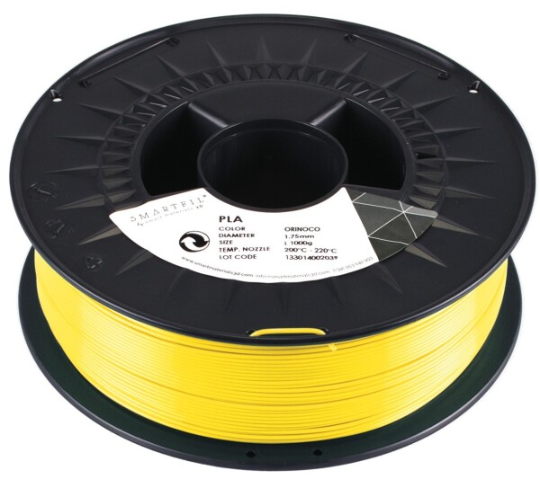 PLA filament tabákově žlutý 1,75 mm Smartfil 1 kg