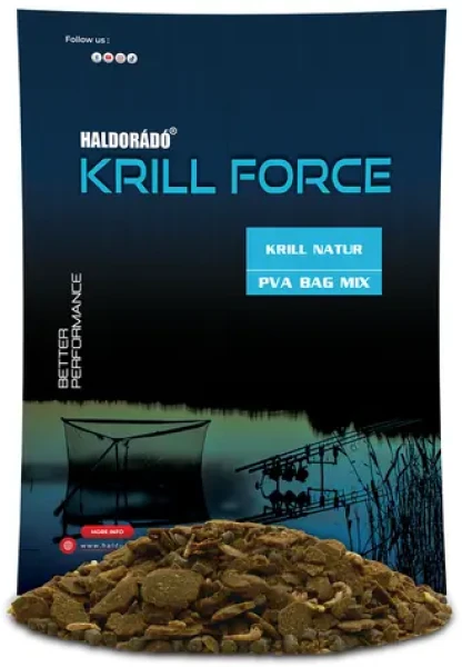 Haldorádó Vnadící směs Krill Force PVA Bag Mix 600g Krill Natur (HD32448)
