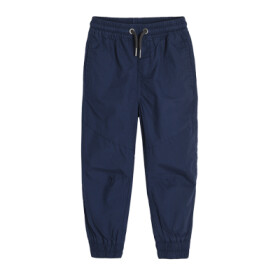 Kalhoty s elastiským pasem a gumou kolem kotníků- modré - 92 NAVY BLUE