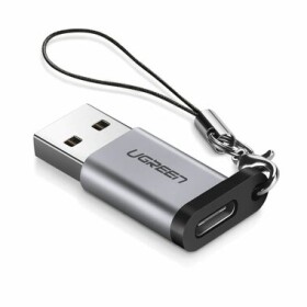 UGREEN Adaptér USB-A 3.0 (M) - USB-C (F) šedá (6957303855339)