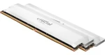Crucial Pro 64GB (2x32GB) 6000MHz bílá / DDR5 / DIMM / CL40 / 1,35V / Unbuffered / XMP 3.0 / EXPO (CP2K32G60C40U5W)