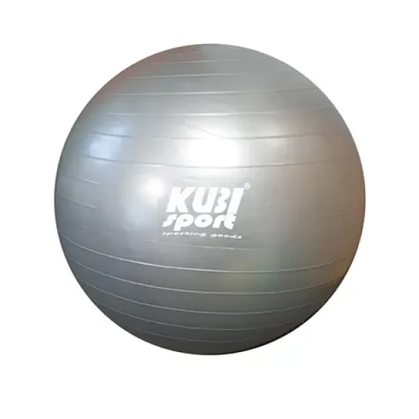 KUBIsport Gymnastický míč 55 cm stříbrný (18032)