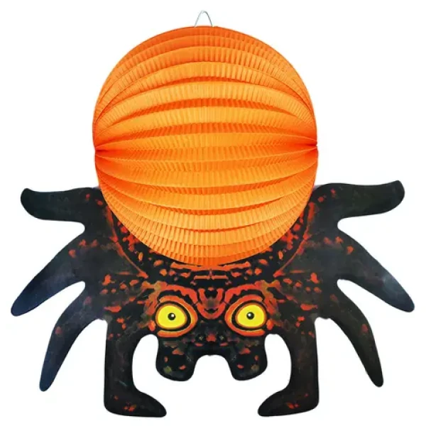 Rappa Lampion Halloween pavouk 3D 25 cm