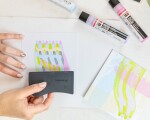 Marabu Acryl Color sada squeegee Pastel 6×25 ml + stěrka
