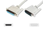 Digitus D-Sub25 (M) - D-Sub25 (F) / Prodlužovací kabel / 10 m / AWG 26 / poniklované kontakty (AK-610201-100-E)