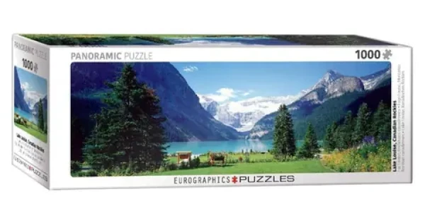 EUROGRAPHICS Panoramatické puzzle Jezero Louise, Canadian Rockies