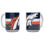 Hrnek Denver Broncos NFL Triple Logo Jumbo (450 ml)