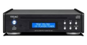 TEAC PD-301DAB-X černá / CD přehrávač / Slot-in mechanika / DAB+/FM tuner / USB / Dálkové ovládání (PD-301DAB-X/B)
