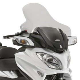 D3104St plexi čiré Suzuki Burgman 650 (13-20), vxš760x750 mm, o 120 mm vyšší