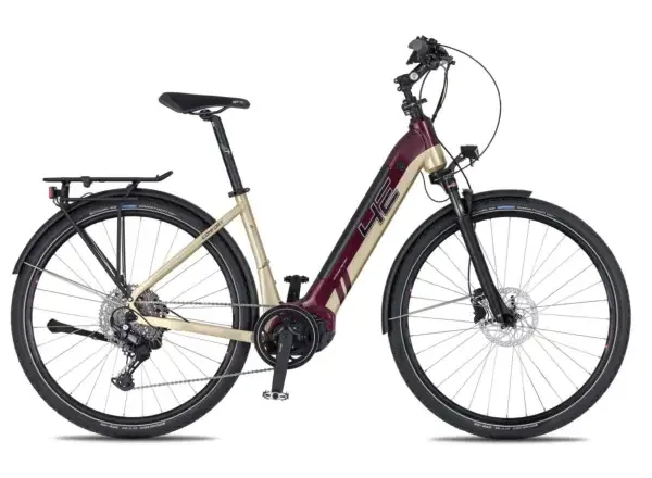 4Ever Comfort Sport 720 Dark Wine nízkonástupové elektrokolo vel. 16"