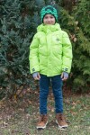 Bunda zimní Puffa Neon chlapecká, Pidilidi, PD1110-19, zelená - 98 | 3roky
