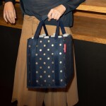 Nákupní taška na lahve Reisenthel Bottlebag Metallic dots blue