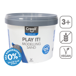 Creall modelovací písek Play it!, 5000 g, box, přírodní