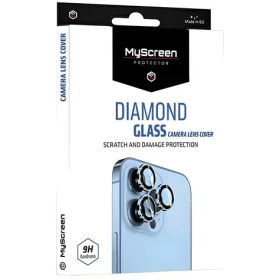 MyScreen Diamond Glass ochrana čoček fotoaparátu černá / Ochranné sklo fotoaparátu / iPhone 14/14 Plus / 9H (MD6862 DGCLC BLACK)
