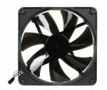 Noiseblocker BlackSilent Pro Fan PK2 černá / 140mm / 20 dB @ 1200 RPM / 54.73 CFM / 3-pin (ITR-PK-2)