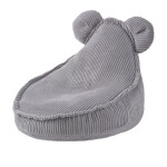 PLUSH NEST PLUSH NEST Dětské křesílko Huggy Bear 68 × 45 cm manšestr, šedé