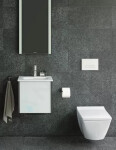 DURAVIT - Viu Umývátko 450x320 mm, bez přepadu, s otvorem pro baterii, bílá 0733450041