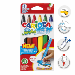 Carioca fixy Jumbo, 6 ks, mix barev