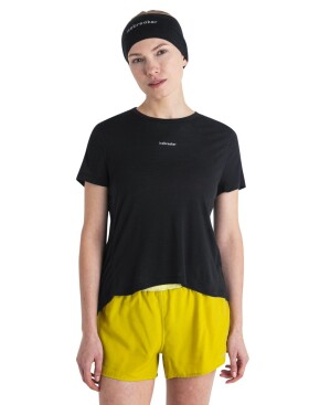 Dámské merino triko krátký rukáv ICEBREAKER Wmns 125 Cool-Lite Speed SS Tee, Black velikost: M