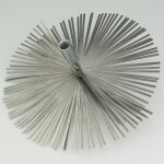 Kartáč pro nerezové komíny, 200mm, plochý nerez drát