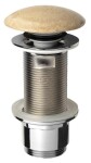 SAPHO BLOK umyvadlová výpust 5/4“, click-clack, zátka leštěný béžový travertin 2401-901