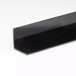 Profil uholníkový PVC cerny lesk 20x20x1000