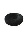AnimALL Pelíšek plyš kulatý černý 50 cm (111342)