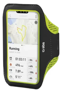 SBS Armband XXXL černá / Sportovní pouzdro na rameno / pro smartphony do 6,7"