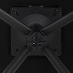 Židle jídelní a konferenční, žlutá látka, černé kovové nohy, otočný mechanismus