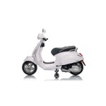 Mamido Dětský elektrický skútr Vespa ROMA bílý