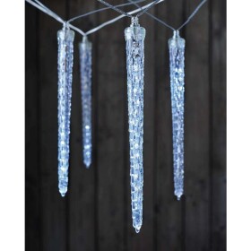 Emos Zy2004 Led vánoční girlanda – 10x rampouch, studená bílá