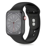 Tech-Protect Silicone Strap pro Apple Watch 42/44/45/49 mm černá / Řemínek / silikonový
