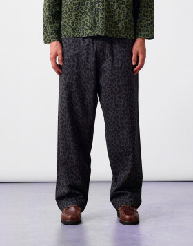 Service Works Patterned Easy Chef Pants Black Leopard M