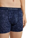 Pánské merino boxerky ICEBREAKER Mens Merino 150 Anatomica Boxers Moss Bloom, Midnight Navy/Aop velikost: XL