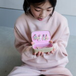 MIMI & LULA Dětská šperkovnice Gold Mini, zlatá barva, papír, textil