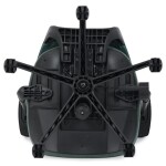 Židle kancelářská, zelená MESH síťovina, zelená látka, plastový kříž, synchronní mechanismus, kolečka pro tvrdé povrchy