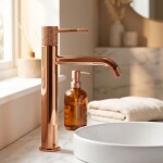 REA - Umyvadlová baterie Venti Copper vysoká REA-B9782