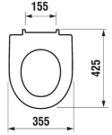 PRIM předstěnový instalační systém s chromovým tlačítkem 20/0041 + WC JIKA LYRA PLUS RIMLESS + SEDÁTKO DURAPLAST PRIM_20/0026 41 LY1