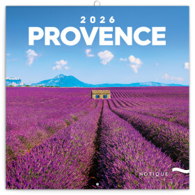 Nástěnný poznámkový kalendář 2026 NOTIQUE - Provence, 30 x 30 cm