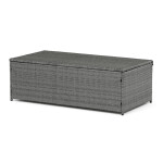 Zahradní sestava, polyratan, šedá, AZ-F1911 GREY