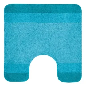 Spirella BALANCE tyrkysová / WC předložka / 55 x 55 cm / polyester / protiskluzová