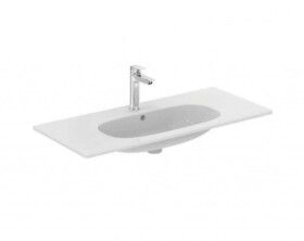 IDEAL STANDARD - Tesi Nábytkové umyvadlo 103x45x17 cm, s přepadem, 1 otvor pro baterii, matná bílá T3508V1